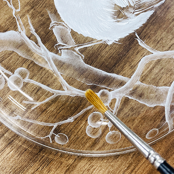 【デモンストレーション】～ガラス絵付けの基礎を学ぶ～ ガラス絵付け作品の作り方